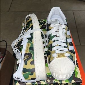 Adidas x Bape Superstar 80s